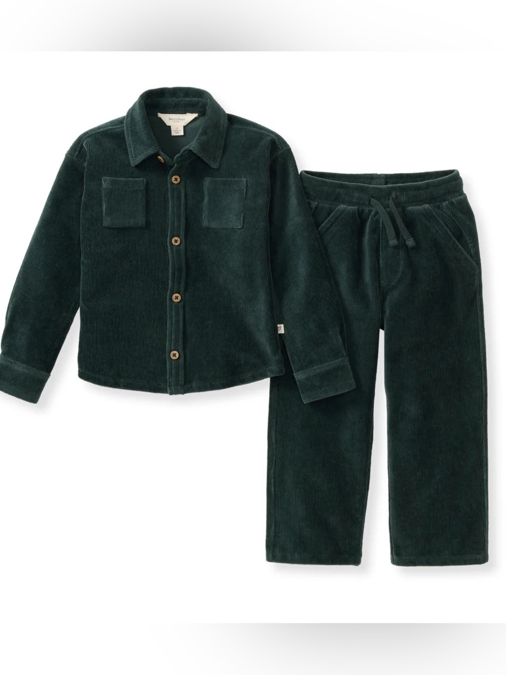 Worn Once Burt’s Bees Baby Toddler Boy Corduroy Set, 2T